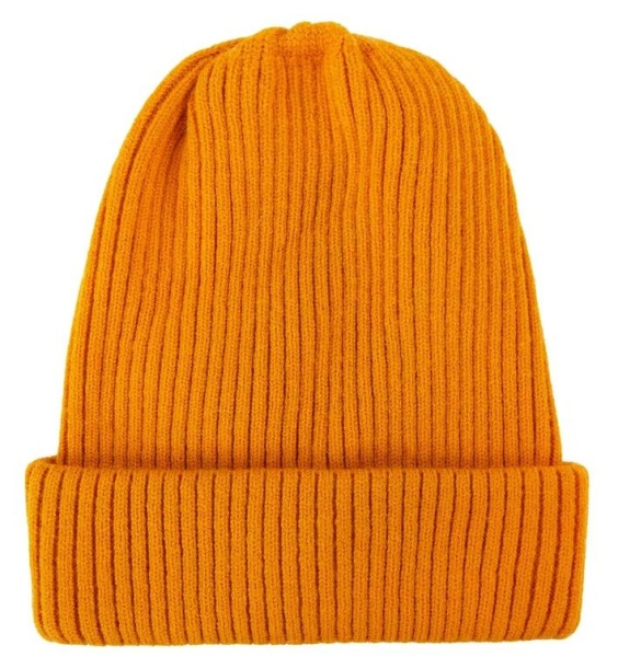 Шапка с кашемиром мужская / Желтый / 58