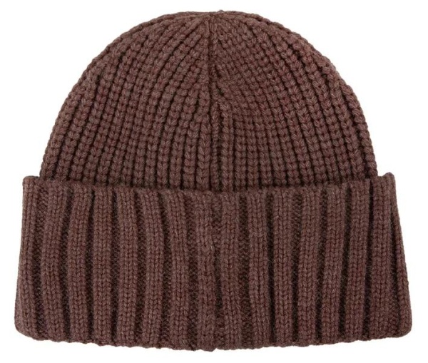 Шапка с кашемиром мужская / Коричневый / 58
