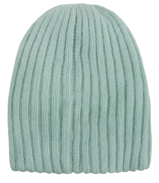 Шапка с шерстью женская / Голубой / 56