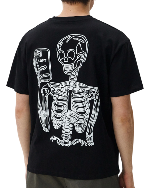 Футболка хлопковая мужская  / Черный / 46