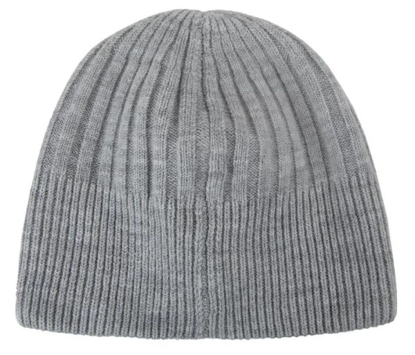Шапка с шерстью мужская / Светло-серый / 58