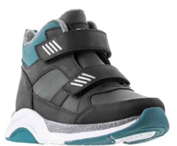 Ботинки из экокожи для мальчика / Черный / 31