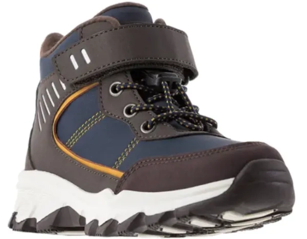 Ботинки из экокожи для мальчика / Коричневый / 27