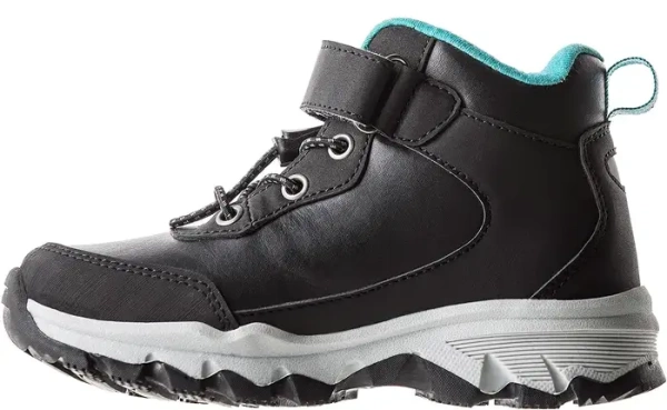 Ботинки из экокожи для мальчика / Черный / 27