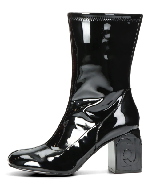 Ботинки лакированные женские / Черный / 40