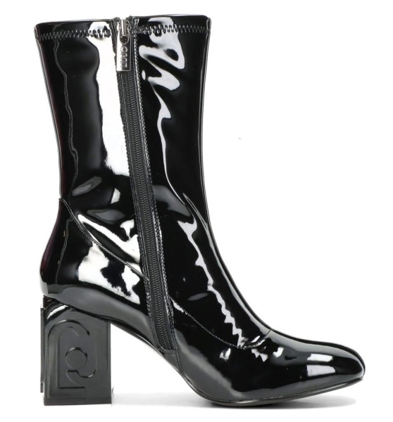 Ботинки лакированные женские / Черный / 40