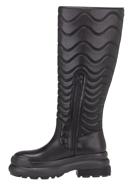 Сапоги с принтом женские / Черный / 35