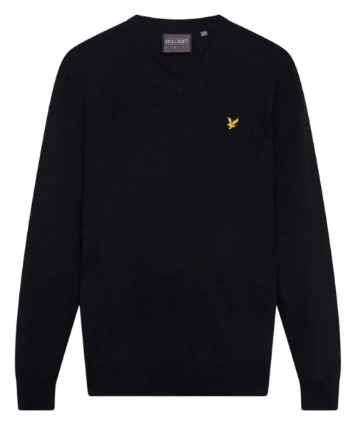 Пуловер с логотипом мужской / Черный / 46