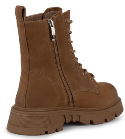 Ботинки из нубука женские / Коричневый / 38