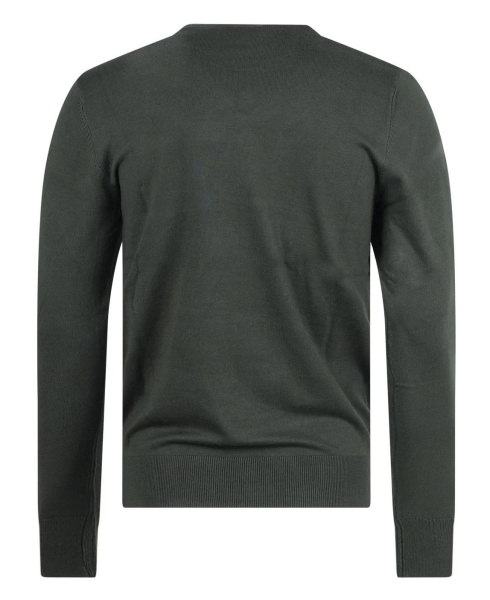 Пуловер прямого кроя мужской / Тёмно-зелёный / 54