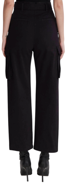 Брюки прямые женские / Черный / 44