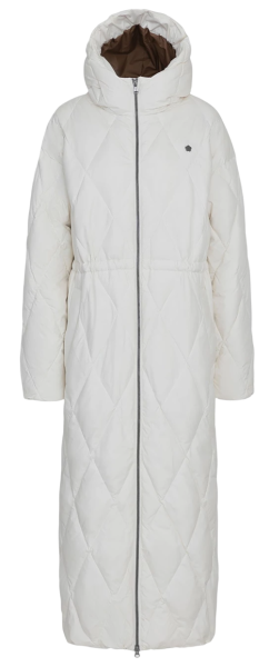 Пальто пуховое женское / Белый / 44