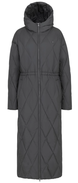 Пальто пуховое женское / Серый / 48