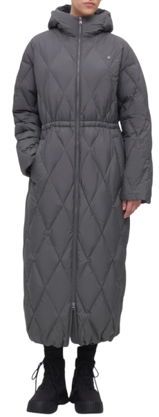 Пальто пуховое женское / Серый / 48