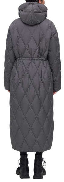 Пальто пуховое женское / Серый / 48