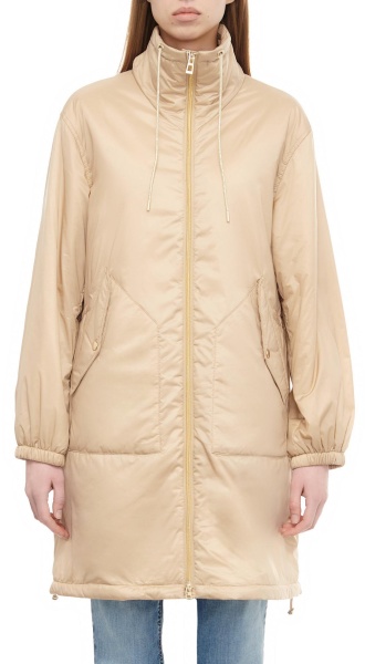 Пальто с воротником женское / Бежевый / 50