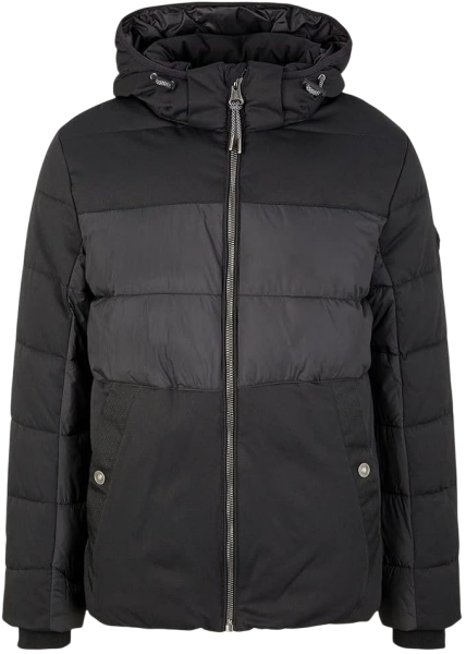 Куртка с капюшоном мужская / Черный / 54