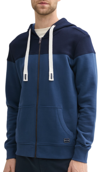 Толстовка хлопковая мужская / Синий / 46