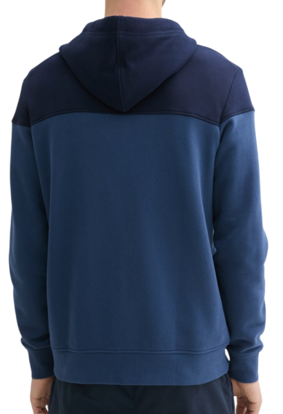 Толстовка хлопковая мужская / Синий / 46