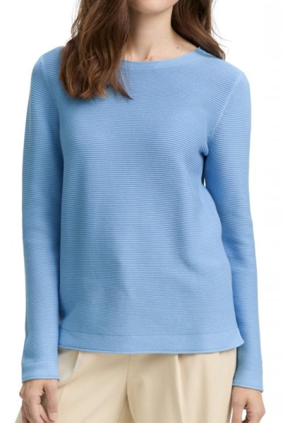 Джемпер хлопковый женский / Синий / 46