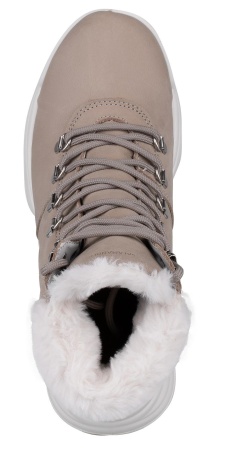 Ботинки из кожи женские / Бежевый / 41