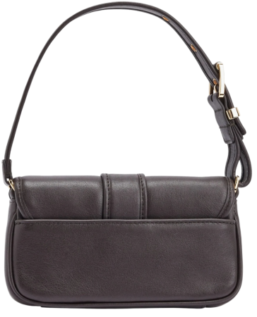 Сумка на плечо Colby кожаная  / Темно-коричневый / S