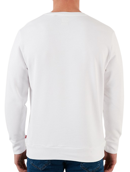 Свитшот хлопковый мужской / Белый / 54