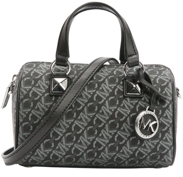 Сумка мини с фирменным логотипом / Черный / S