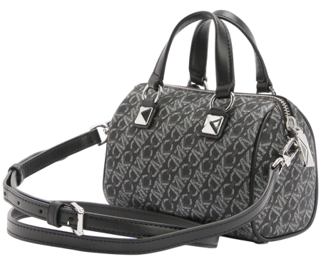 Сумка мини с фирменным логотипом / Черный / S