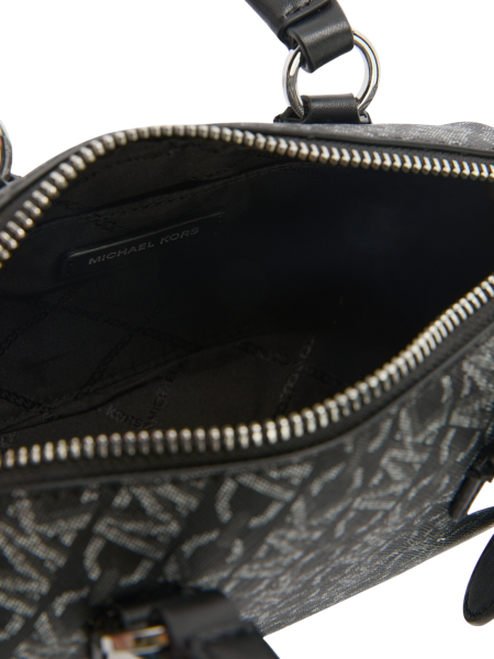 Сумка мини с фирменным логотипом / Черный / S