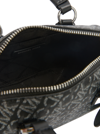 Сумка мини с фирменным логотипом / Черный / S