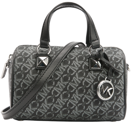 Сумка мини с фирменным логотипом / Черный / S