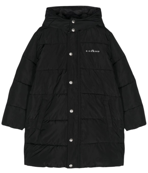 Пальто стеганое для мальчика / Черный / 152