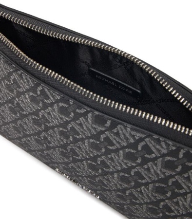 Сумка из эко-кожи с фирменным логотипом / Черный / S