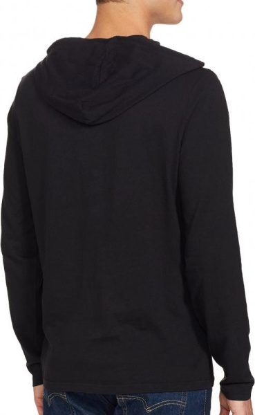 Худи с принтом мужское / Черный / 52