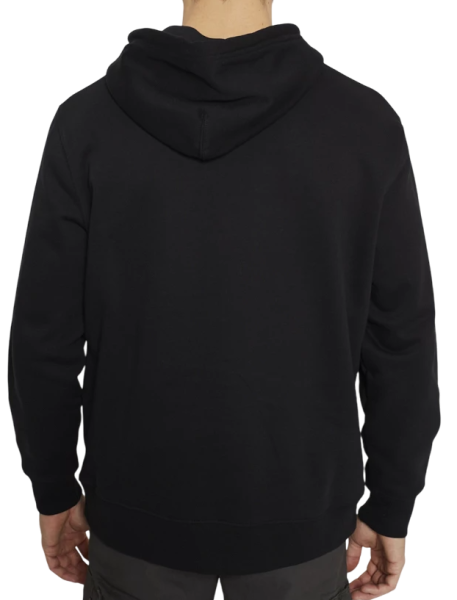 Худи с логотипом мужское / Черный / 46