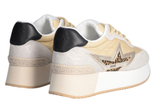 Кроссовки на платформе женские / Золотой / 35