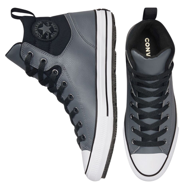 Кеды высокие мужские / Серый / 36