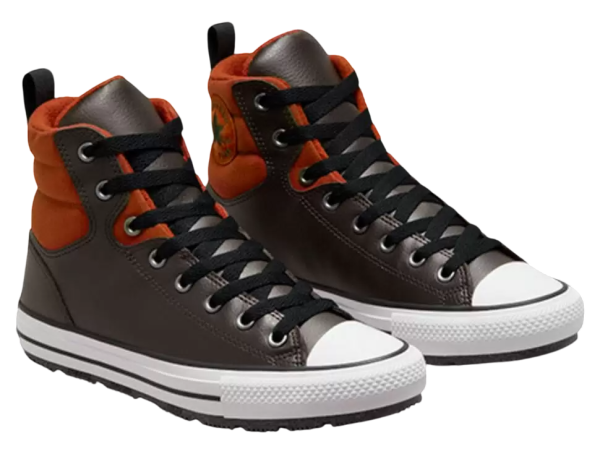 Кеды высокие унисекс / Коричневый / 36