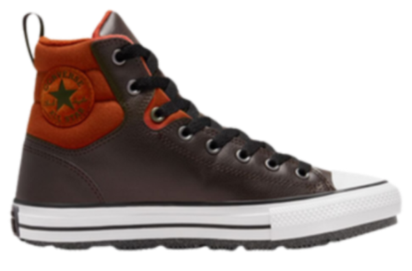 Кеды высокие унисекс / Коричневый / 37.5