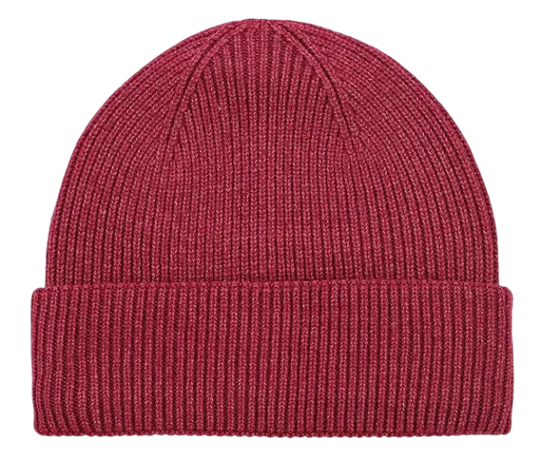 Шапка из вискозы женская / Красный / ONE SIZE