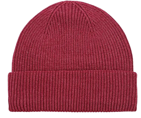 Шапка из вискозы женская / Красный / ONE SIZE