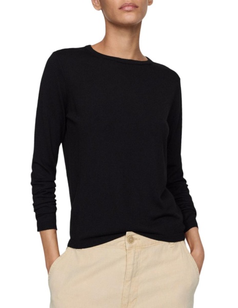 Джемпер базовый женский / Черный / 44