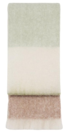 Шарф с шерстью женский / Зеленый / ONE SIZE