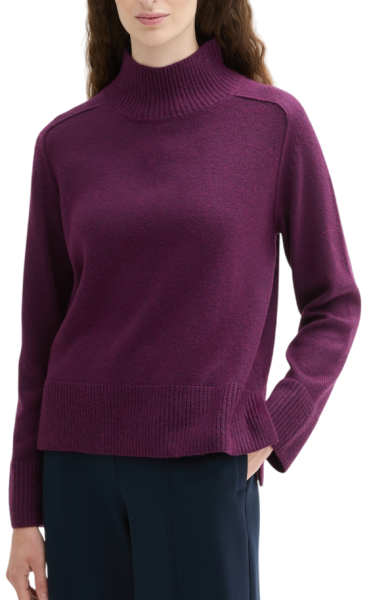 Свитер базовый с рукавами реглан женский / Фиолетовый / 46