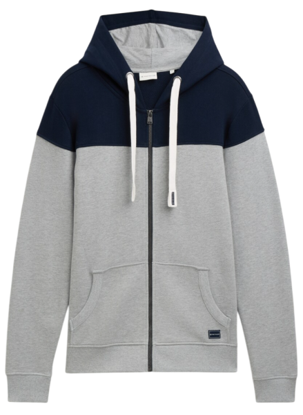 Толстовка с капюшоном мужская / Серый / 48