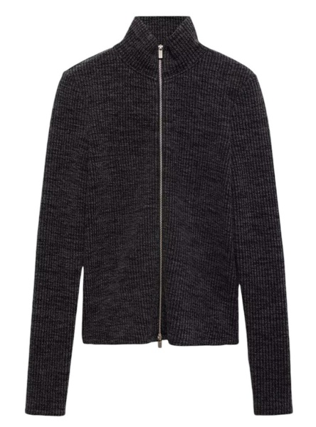 Кардиган на молнии женский / Серый / 42