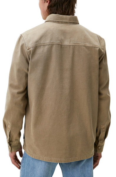 Рубашка с длинным рукавом мужская / Коричневый / 48