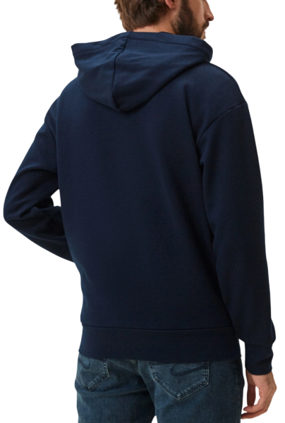 Худи с принтом мужское / Синий / 48