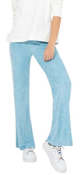 Брюки велюровые женские / Синий / 40